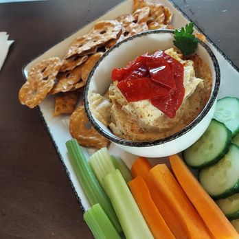 Zephyr Wine Bar - Humus dip - Wine Bars Near Me - Reno, Nevada