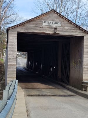 Historic Bulls Covered Bridge by null