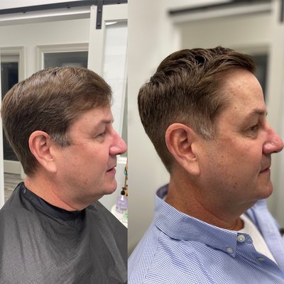 Men's Cuts: - Men deserve proper hair care, too! Whether you're doing it for yourself or her, skip the generic "sports cuts" type experience and let me help you see the most confident and handsome version of you.