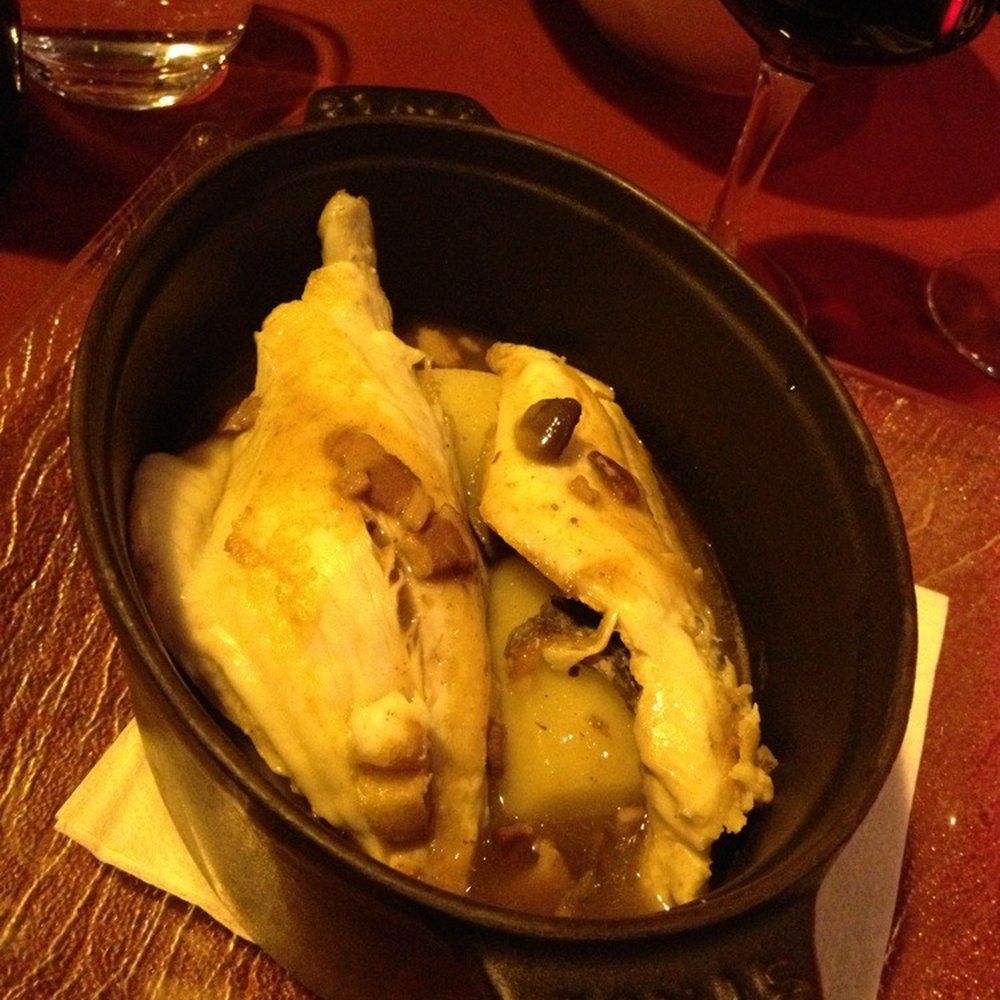 Aux Deux Ecus - Steamed Bream with potatos in a beef and mushroom sauce/ broth this was by far my favorite meal in Paris - I eat every last bit - Brasseries Near Me - Paris 01, 75 Aux Deux Ecus - Steamed Bream with potatos in a beef and mushroom sauce/ broth this was by far my favorite meal in Paris - I eat every last bit - Brasseries Near Me - Paris 01, 75