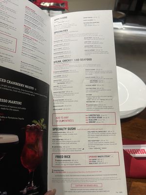 Menu photo 8 Benihana - Cupertino Cupertino, CA