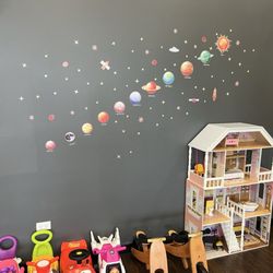 Kid’s World & Cafe - A solar system.
