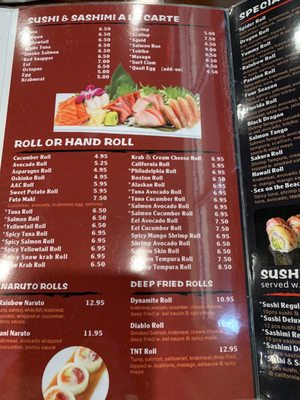 Menu photo 4 Tokyo Sushi Ocala, FL