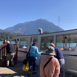 Diablo Lake - Getting on the ferry to ross lake resort