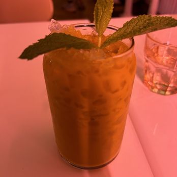 Money Cat Vietnamese American - Mint Thai Iced Tea ICED - Vietnamese Near Me - Brooklyn, New York