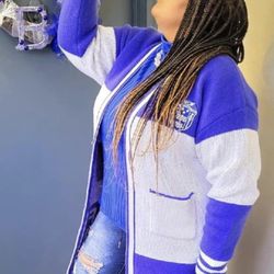 Tauntus Greek Store - Zeta Long Sweater purchased for my sister.