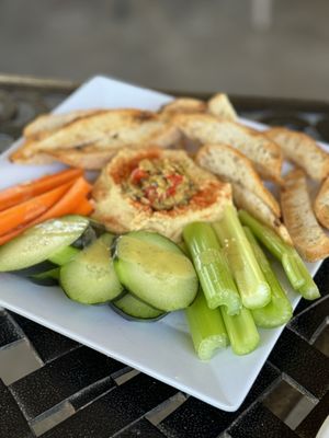 Photo of Queen Creek Olive Mill - Queen Creek, AZ, US. Hummus plate