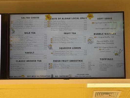 Menu photo 1 Happy Lemon - Pearlridge Aiea, HI