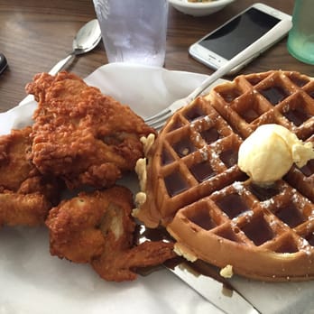 Start Fresh Cafe - Chicken and waffles! Huge portion and all delicious. - American Near Me - Oceanside, California Start Fresh Cafe - Chicken and waffles! Huge portion and all delicious. - American Near Me - Oceanside, California