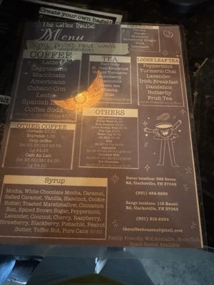 Menu photo 4 The Coffee House Clarksville, TN Menu photo 4 The Coffee House Clarksville, TN