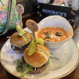 Lamb sliders with tomato bisque! Lamb sliders with tomato bisque!