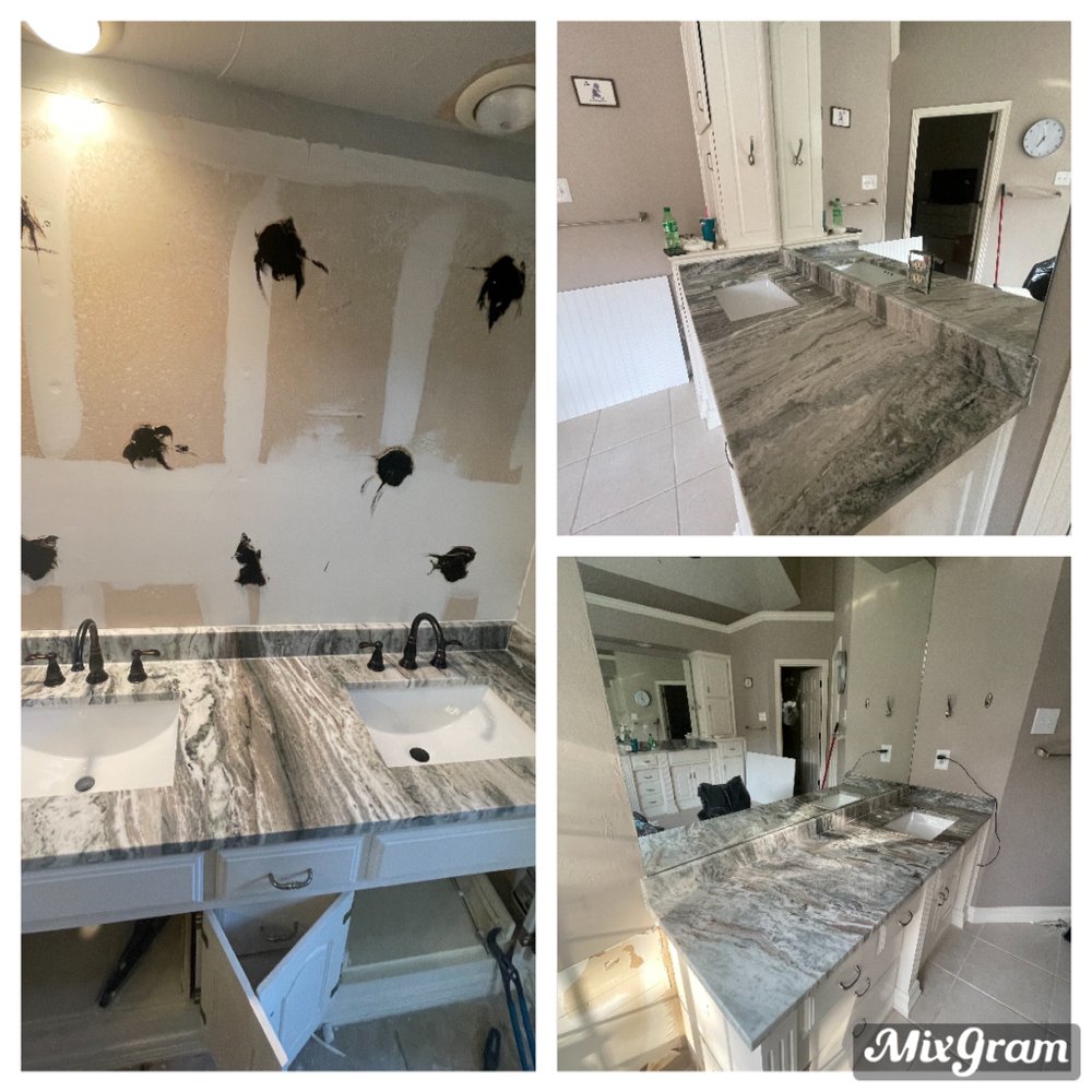 Slide of Luciano’s granite renovation