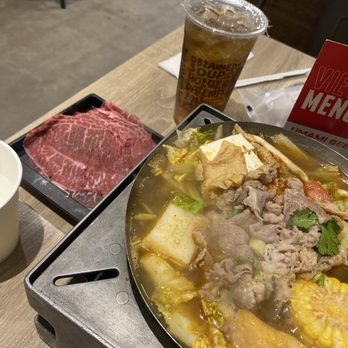 Boiling Point - #4 Beef Hot Soup and AAA Premium Flat Iron and Winter Melon Juice - Taiwanese Near Me - Burnaby, British Columbia