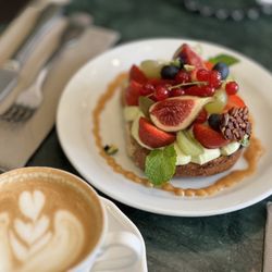 Cuppa - French toast, cappuccino