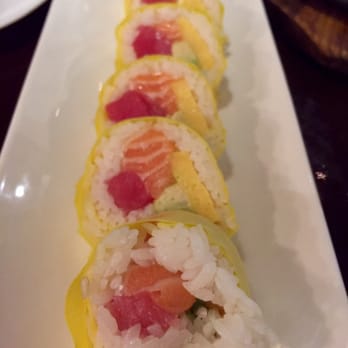 Sura - Pink Lady Sushi. Six decently sized rolls, pretty good. Order it with a side of eel sauce, it makes a big difference. - Barbeque Near Me - Providence, Rhode Island Sura - Pink Lady Sushi. Six decently sized rolls, pretty good. Order it with a side of eel sauce, it makes a big difference. - Barbeque Near Me - Providence, Rhode Island