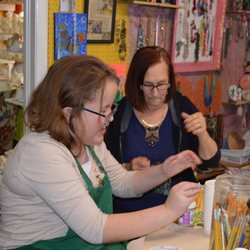 Melody's Crafts and Ceramics - We have classes or one-on-one instruction.  We love to work with you