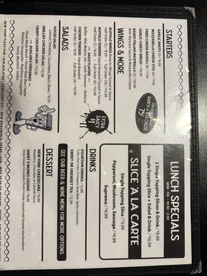 Menu photo 1 New York Pizza Pub New Braunfels, TX
