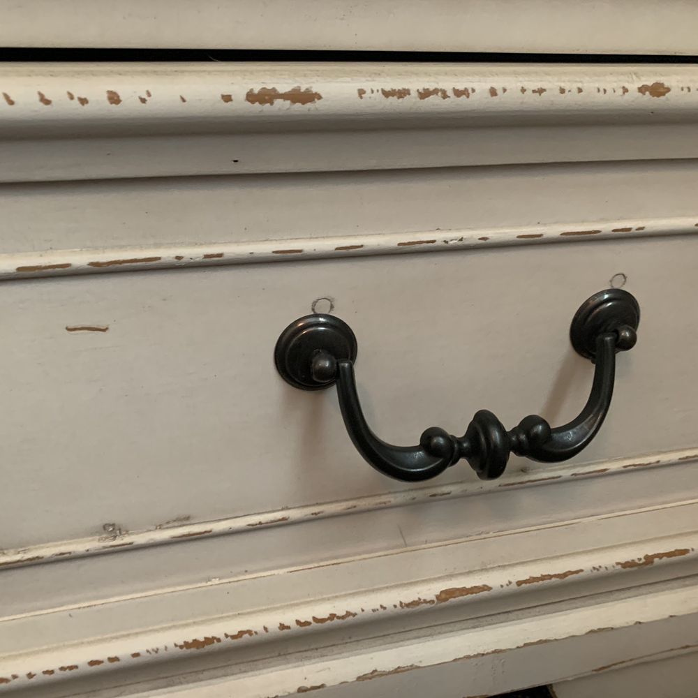 Ashley Store - Couldn't even drill holes properly or in the place they belong - Furniture Stores Near Me - Lathrop, California