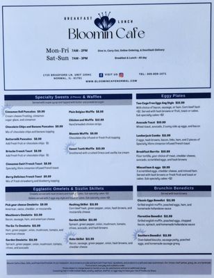 Menu photo 4 Bloomin' Cafe Normal, IL