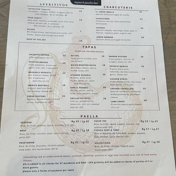 Bota - Menu - Spanish Near Me - San Francisco, California Bota - Menu - Spanish Near Me - San Francisco, California