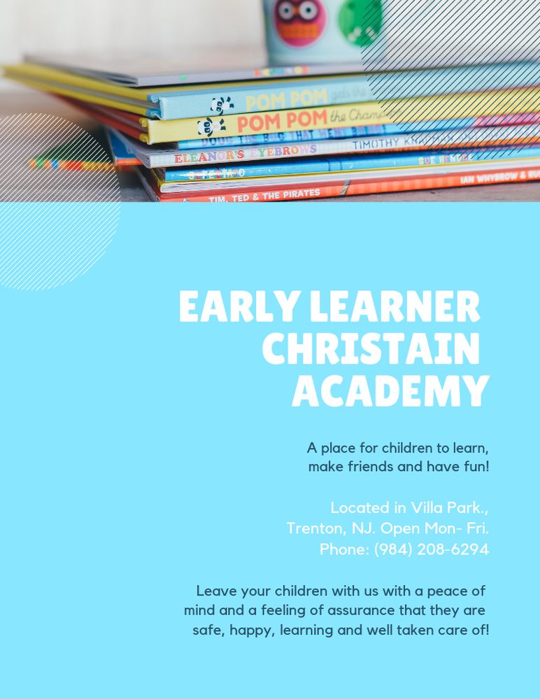 Early Learner Christian Academy - childcare center in Trenton, NJ