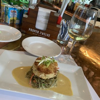 Skippers - Crab cake with soba noodles! - New American Near Me - Northport, New York