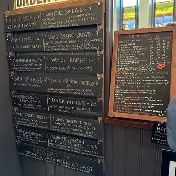 Caledon Hills Brewing - Menu board - Brewpubs Near Me - Palgrave, Ontario