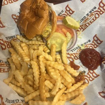 Brothers Bar & Grill - Burger and fries - Sports Bars Near Me - Bloomington, Indiana