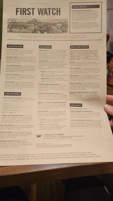Menu photo 6 First Watch Coral Springs, FL