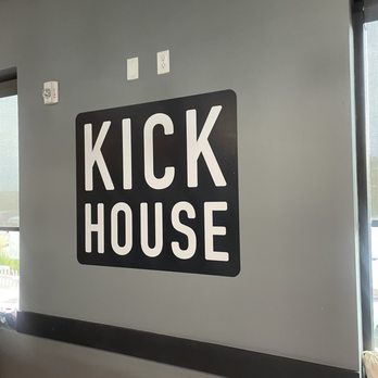 KickHouse - Interior sign at the check-in counter - Kickboxing Near Me - Parker, Colorado KickHouse - Interior sign at the check-in counter - Kickboxing Near Me - Parker, Colorado