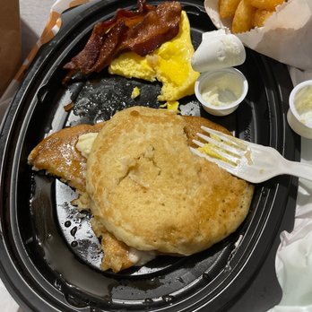 Burger King - Just know that it's not syrup by the eggs and bacon - Burgers Near Me - Baker, Louisiana Burger King - Just know that it's not syrup by the eggs and bacon - Burgers Near Me - Baker, Louisiana