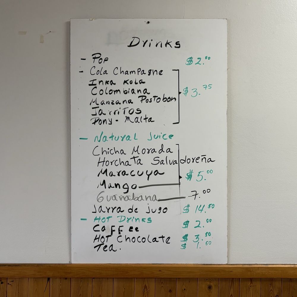 El Inka Latin Deli - Drink menu - Peruvian Near Me - Burnaby, British Columbia