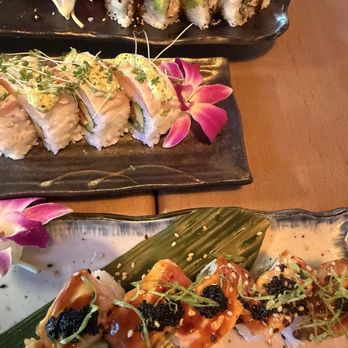 ShinSen Sushi & Lounge - Half eaten rolls from top to bottom: Green Dragon, Geisha, Pacific Northwest - Sushi Bars Near Me - Vancouver, Washington ShinSen Sushi & Lounge - Half eaten rolls from top to bottom: Green Dragon, Geisha, Pacific Northwest - Sushi Bars Near Me - Vancouver, Washington