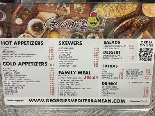 Menu photo 2 Georgie's Mediterranean Cuisine Oceanside, CA Menu photo 2 Georgie's Mediterranean Cuisine Oceanside, CA
