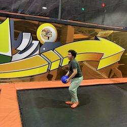 Sky Zone Trampoline Park - Trampolines , indoors , great for rainy days.