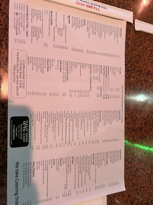 Menu photo 1 WA Teriyaki & Sushi Stanton, CA Menu photo 1 WA Teriyaki & Sushi Stanton, CA