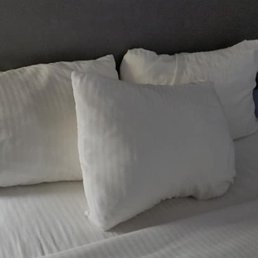 Overly soft, lumpy pillows on bed - a deal-breaker for me.