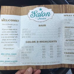 Lonestar Barbershop - Menu for Salon with Jessica