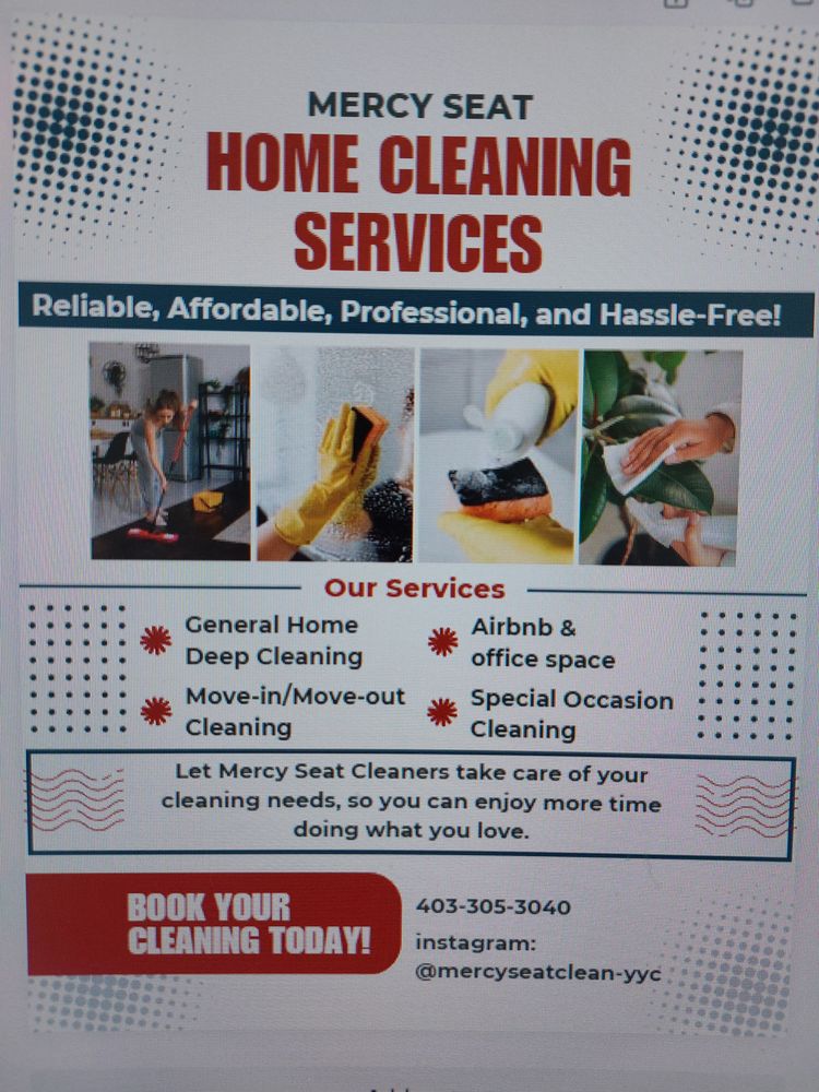 MERCY SEAT CLEANING SERVICES Updated August 2024 Request a Quote