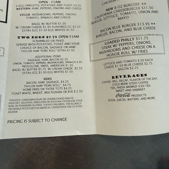 Beach Bum Bagel Cafe - menu - Breakfast & Brunch Near Me - Vero Beach, Florida