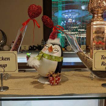 Kwality Grand Indian Buffet - Soup. I love the penguin! - Indian Near Me - Mississauga, Ontario