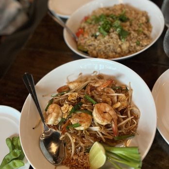 Dahla - Pad Thai and Thai Basil Shrimp Fried Rice - Thai Near Me - New Orleans, Louisiana