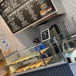 The Baked Bear - Menu & cookie/brownie stand