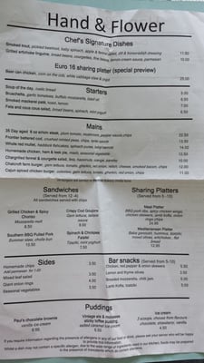 Menu photo 3 Hand & Flower London, XGL Menu photo 3 Hand & Flower London, XGL
