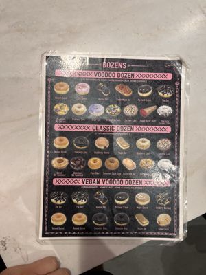 Menu photo 3 Voodoo Doughnut San Antonio, TX