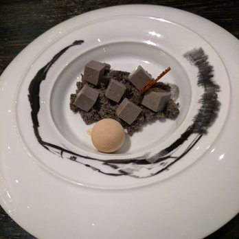Akira Back - Sesame cheesecake or zen koan? - Japanese Near Me - Toronto, Ontario