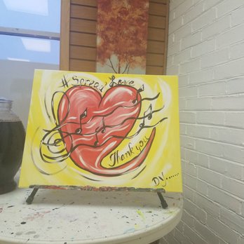 Trevino Paint - Completed photo on display. - Paint & Sip Near Me - Pikesville, Maryland