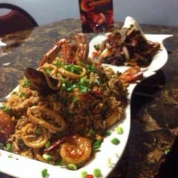 Arroz Chaufa De Mariscos