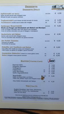 Menu photo 2 Panorama Restaurant Salzburg, 5