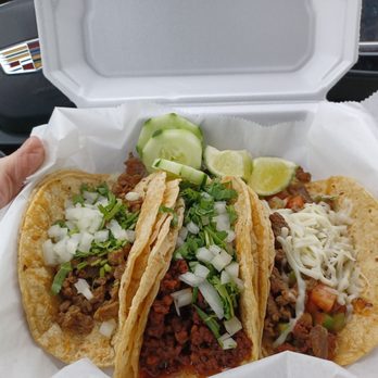 Happy Taco Feliz - Three tacos - Food Trucks Near Me - Jacksonville, Florida Happy Taco Feliz - Three tacos - Food Trucks Near Me - Jacksonville, Florida